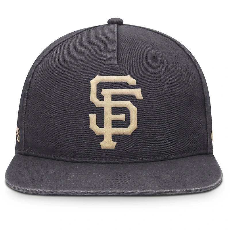 Men's Nike Anthracite San Francisco Giants Monotone Pro Adjustable Hat