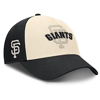 Casquette ajustable Nike Statement Club Performance pour homme, noir/naturel, des Giants de San Francisco