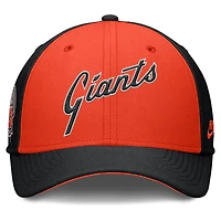 Men's Nike Black/Orange San Francisco Giants Rise Swoosh Performance Flex Hat