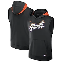 Sweat à capuche sans manches Nike City Connect Authentic Collection Dri-FIT pour homme, noir, des Giants de San Francisco 2025