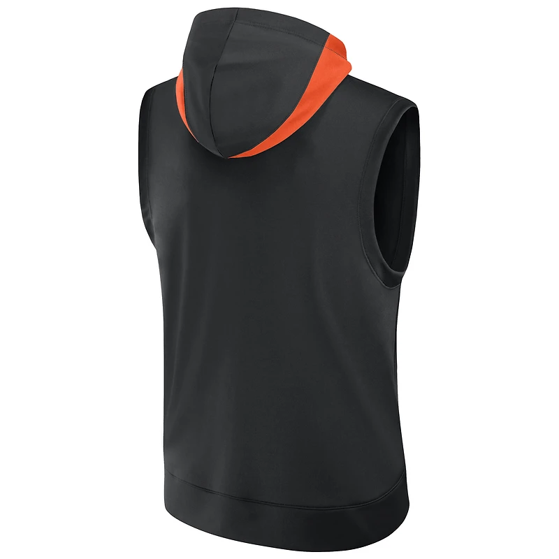 Sweat à capuche sans manches Nike City Connect Authentic Collection Dri-FIT pour homme, noir, des Giants de San Francisco 2025