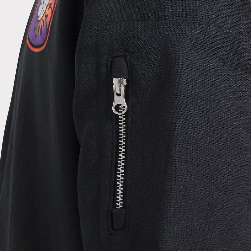 Veste aviateur entièrement zippée Nike noire City Connect Authentic Collection 2025 des Giants de San Francisco pour homme