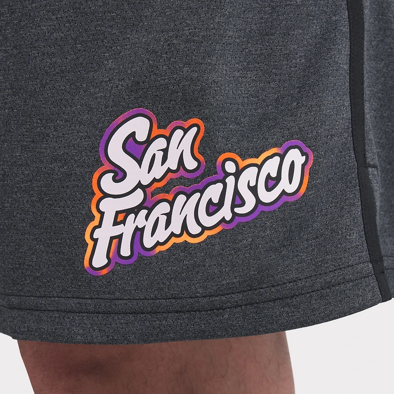 Short en tricot Nike noir pour homme, collection authentique City Connect 2025 des Giants de San Francisco