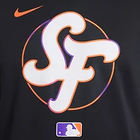 Sweat à capuche Nike noir pour homme San Francisco Giants 2025 City Connect Authentic Collection Performance