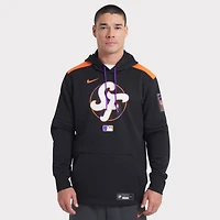 Men's Nike  Black San Francisco Giants 2025 City Connect Authentic Collection Performance Pullover Hoodie