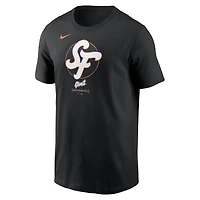 T-shirt Nike noir à grand logo City Connect 2025 des Giants de San Francisco pour homme