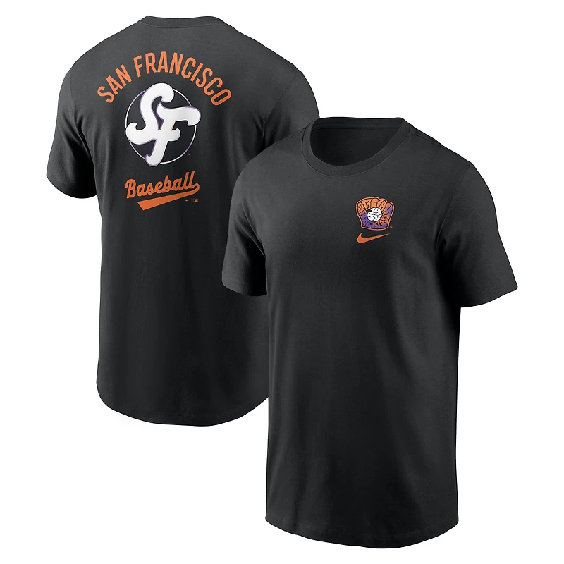 T-shirt Nike City Connect noir pour homme des Giants de San Francisco 2025
