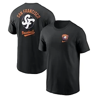 T-shirt Nike City Connect noir pour homme des Giants de San Francisco 2025