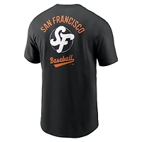 T-shirt Nike City Connect noir pour homme des Giants de San Francisco 2025