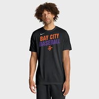 T-shirt Nike Dri-FIT noir pour homme, San Francisco Giants 2026 City Connect Team Phrase Script