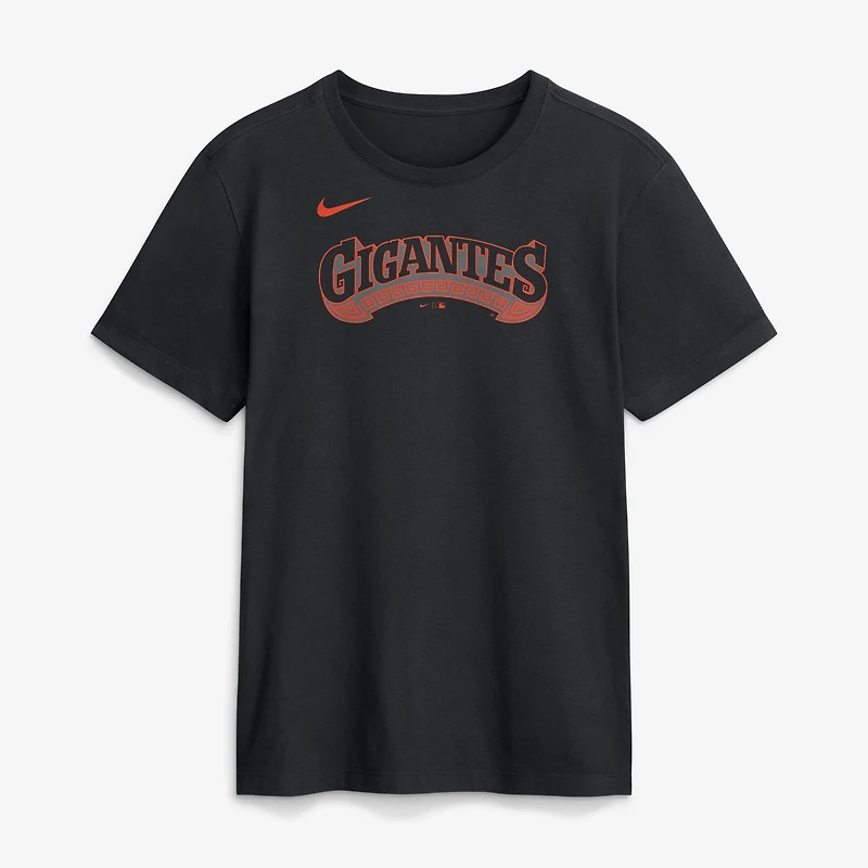 T-shirt Nike noir pour homme, logo alternatif des Giants de San Francisco