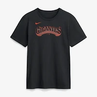 T-shirt Nike noir pour homme, logo alternatif des Giants de San Francisco