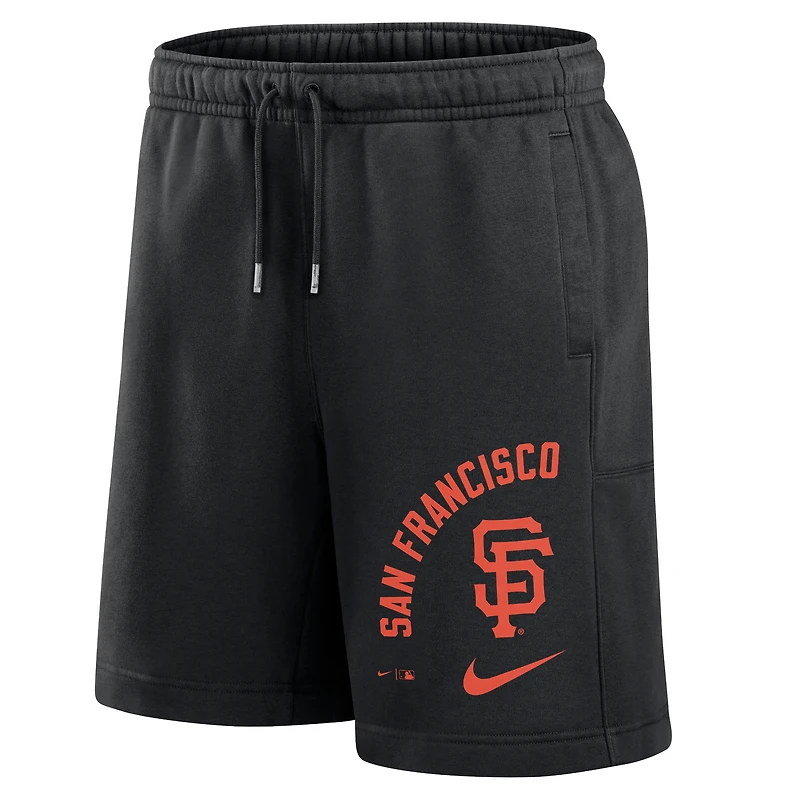 Short Nike noir San Francisco Giants Arched Kicker pour homme