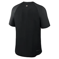 Men's Nike Black San Francisco Giants Authentic Collection Batting Practice Pre-Game Raglan Dri-FIT Top