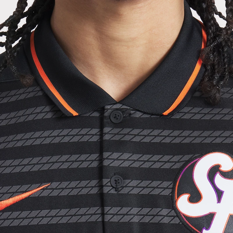Polo Nike noir authentique City Connect Victory Dri-FIT pour homme des Giants de San Francisco