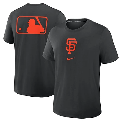 Men's Nike Black San Francisco Giants Authentic Collection Early Work Tri-Blend Dri-FIT T-Shirt
