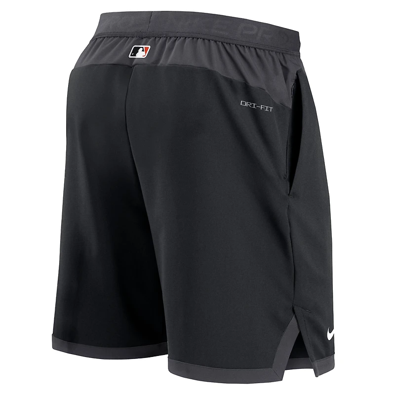 Short Nike San Francisco Giants Authentic Collection Flex Vent Performance pour homme - Noir
