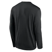 T-shirt à manches longues Nike Legend Dri-FIT Authentic Collection des Giants de San Francisco, noir, pour homme