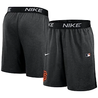 Men's Nike Black San Francisco Giants Authentic Collection Performance Knit Shorts