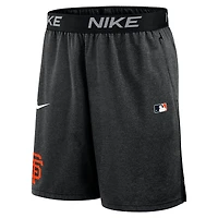Men's Nike Black San Francisco Giants Authentic Collection Performance Knit Shorts