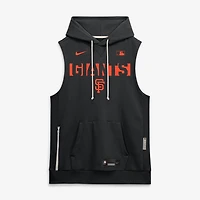 Sweat à capuche sans manches Nike Dri-FIT Authentic Collection Standard Issue, noir, pour homme, San Francisco Giants.