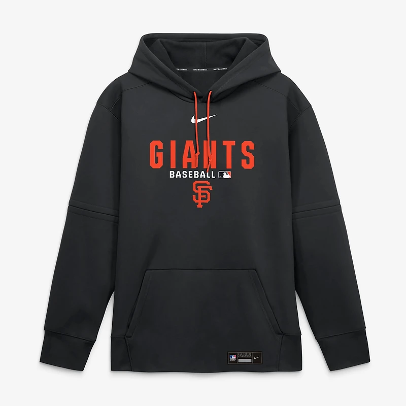 Sweat à capuche Nike Therma-FIT Authentic Collection des Giants de San Francisco, noir, pour homme