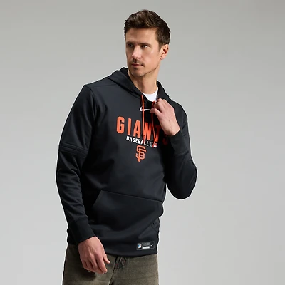 Men's Nike Black San Francisco Giants Authentic Collection Therma-FIT Hoodie