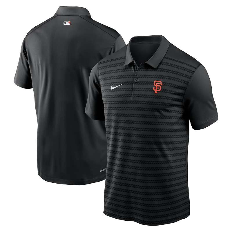 Polo Nike Victory Dri-FIT noir pour homme des Giants de San Francisco Authentic Collection