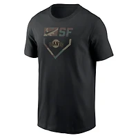 T-shirt camouflage Nike noir San Francisco Giants pour homme