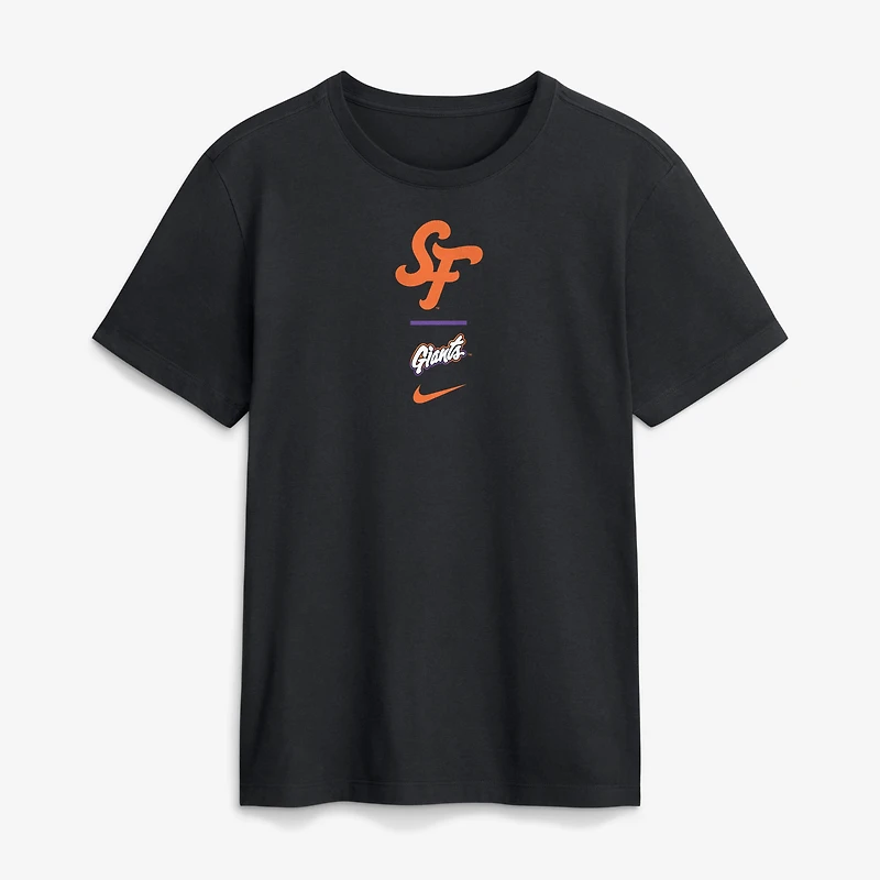 Men's Nike Black San Francisco Giants City Connect 2-Hit T-Shirt