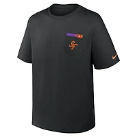Men's Nike Black San Francisco Giants City Connect Max90 Pocket T-Shirt