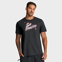 T-shirt Nike noir pour homme San Francisco Giants City Connect Wordmark