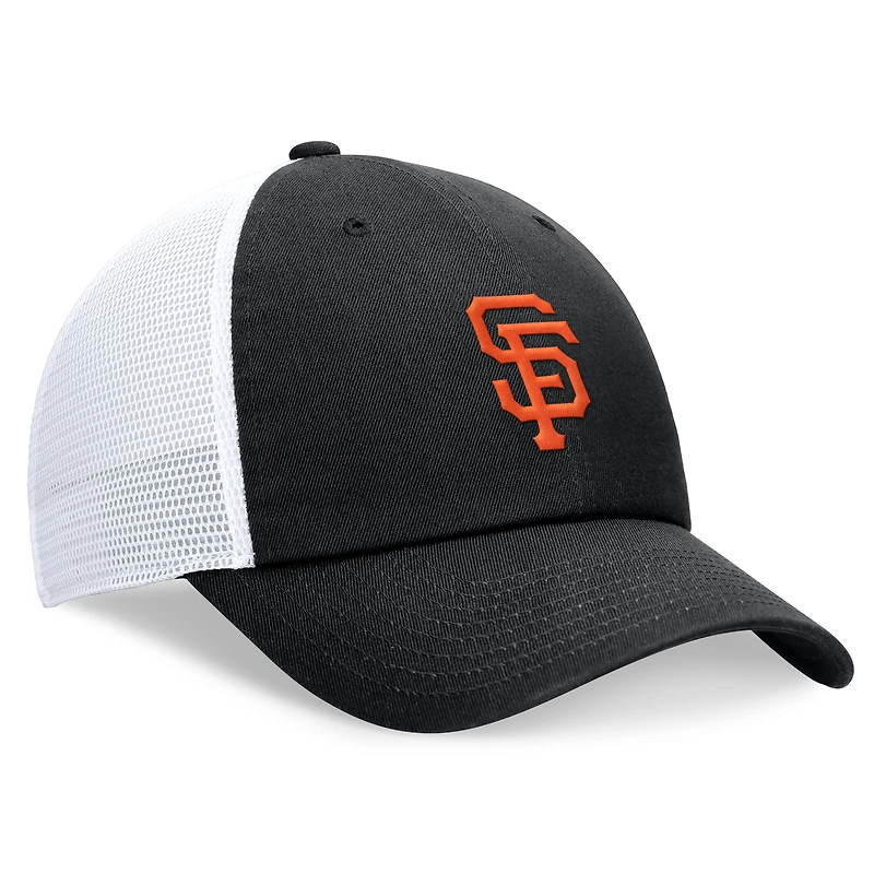 Men's Nike Black San Francisco Giants Club Trucker Adjustable Hat