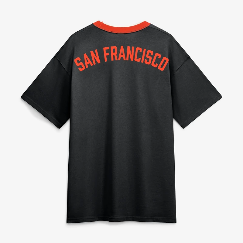 T-shirt à col rond Nike noir San Francisco Giants Cooperstown Collection pour homme