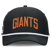 Men's Nike Black San Francisco Giants Cooperstown Collection Rise Adjustable Hat