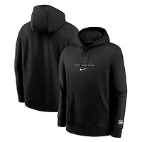 Sweat à capuche en molleton Nike noir Fashion Club des Giants de San Francisco pour homme