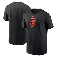 T-shirt Nike pour homme, noir, logo large des Giants de San Francisco Fuse