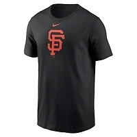 T-shirt Nike pour homme, noir, logo large des Giants de San Francisco Fuse