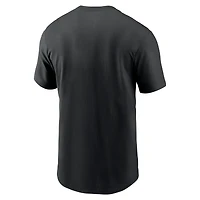 T-shirt Nike pour homme, noir, logo large des Giants de San Francisco Fuse