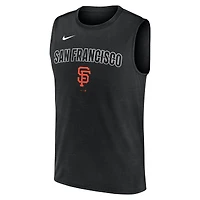 Men's Nike Black San Francisco Giants Knockout Dri-FIT Muscle Tank Top