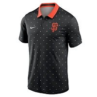 Polo Nike noir Legacy Icon Vapor Dri-FIT pour homme des Giants de San Francisco