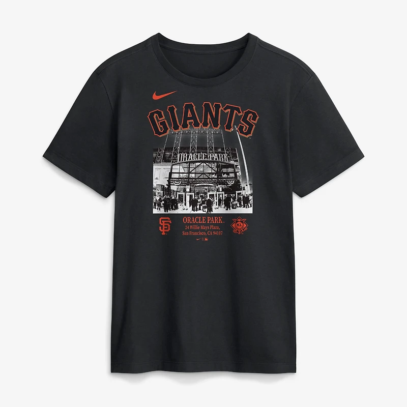 T-shirt Nike noir pour homme, San Francisco Giants Local