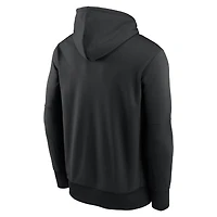 Sweat à capuche Therma noir Nike pour homme, logo principal des Giants de San Francisco