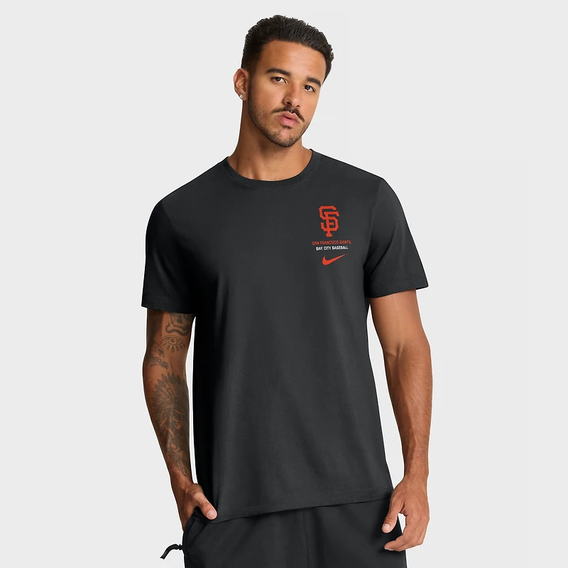 T-shirt Nike noir pour homme San Francisco Giants Primetime Inning