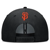 Men's Nike Black San Francisco Giants Rise Gaberdine Adjustable Hat