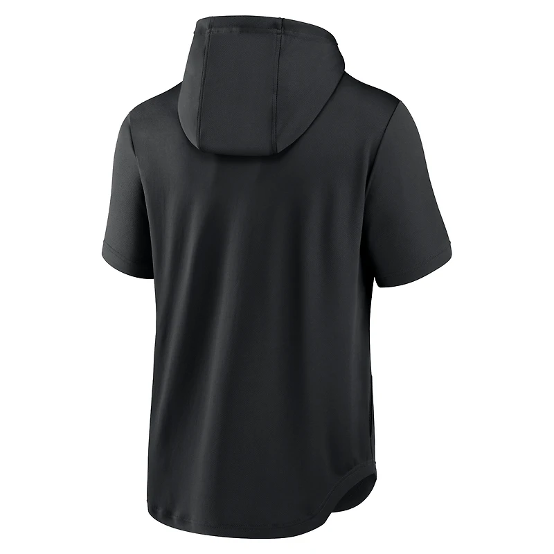 Men's Nike Black San Francisco Giants Springer Short Sleeve Team Pullover Hoodie