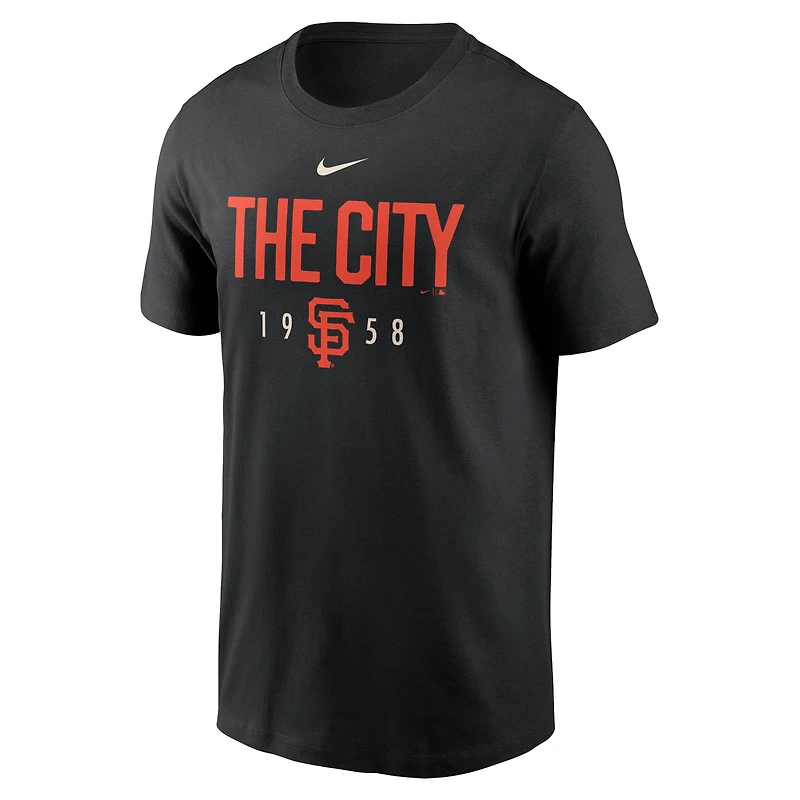 Men's Nike Black San Francisco Giants The City Local Team T-Shirt