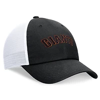 Casquette de camionneur ajustable Nike noire avec logo San Francisco Giants pour homme