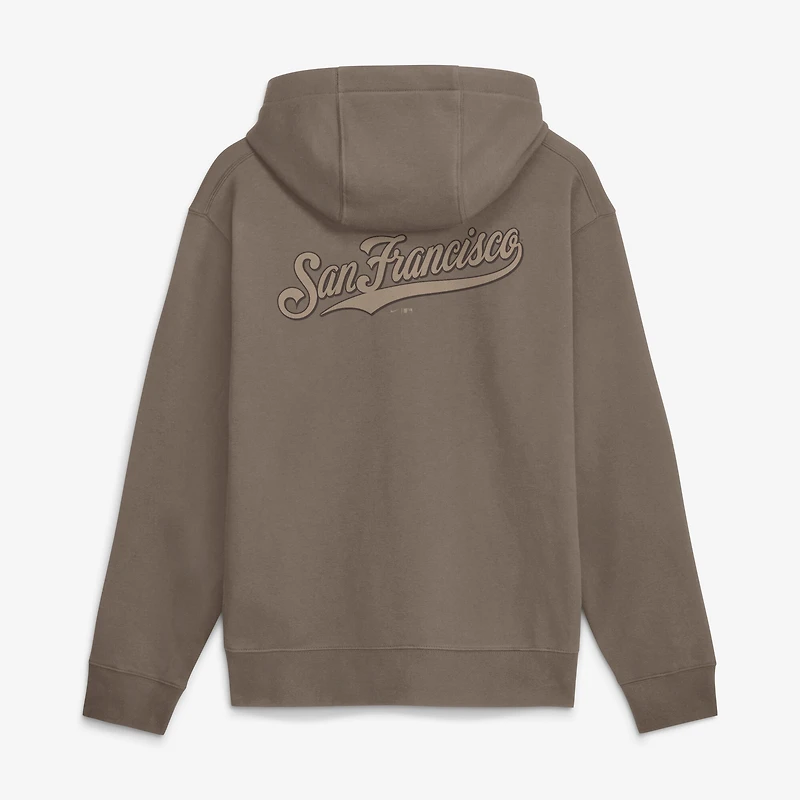 Men's Nike Brown San Francisco Giants Fashion Club Pullover Hoodie