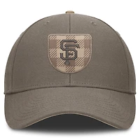 Casquette ajustable Nike marron San Francisco Giants Statement Rise pour homme